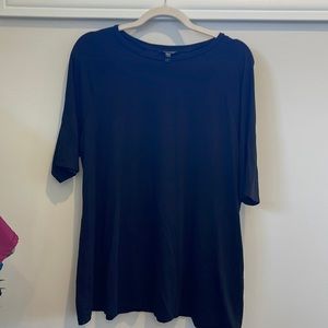 Eileen Fisher Black Tunic Size Large